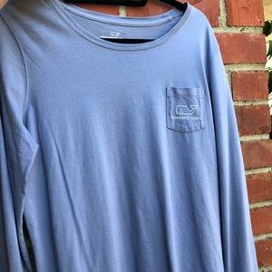 Long Sleeve Whale Print Tee